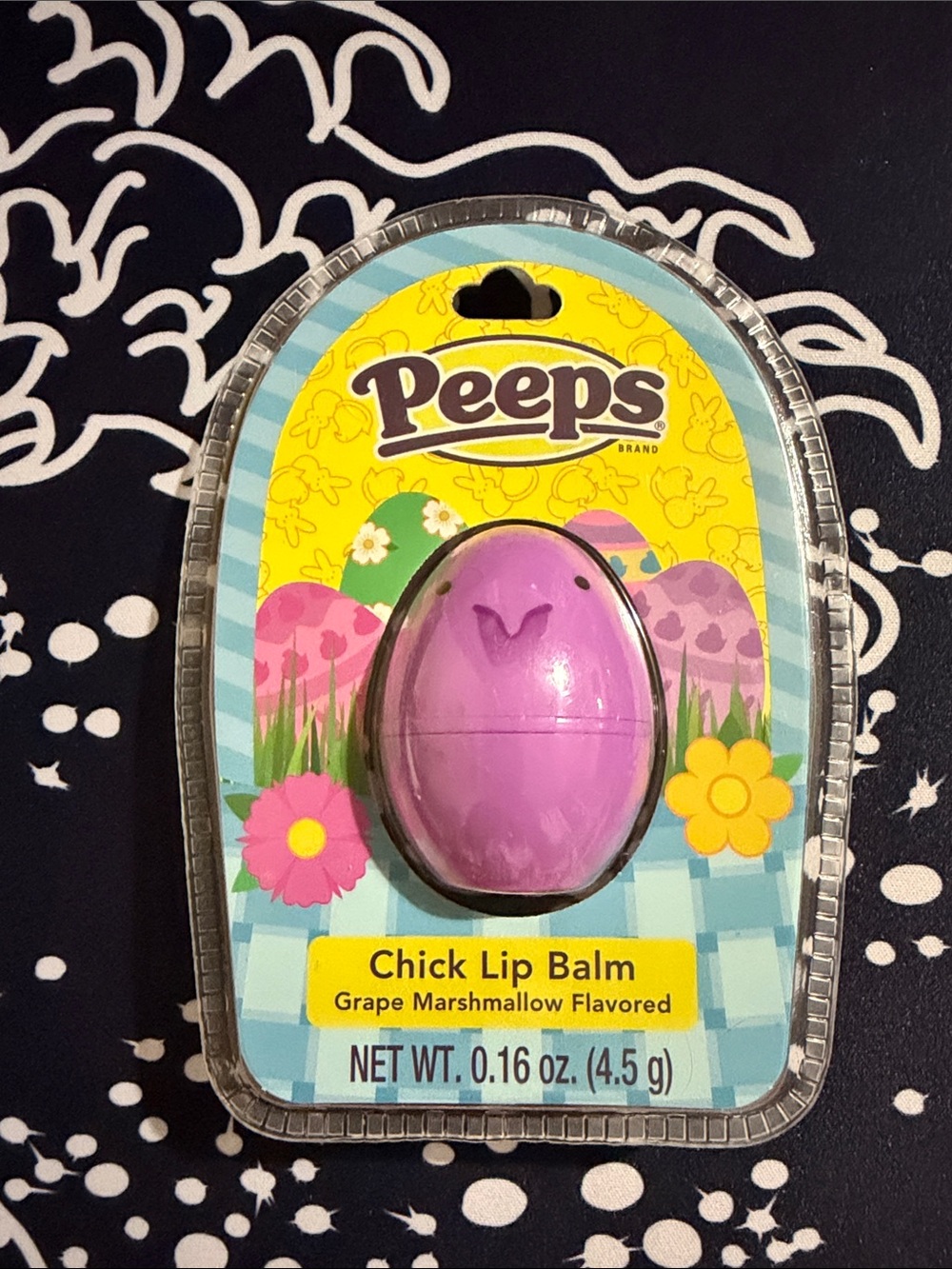 3/$15 Peeps Chick Lip Balm - Grape Marshmallow Flavor (Purple)